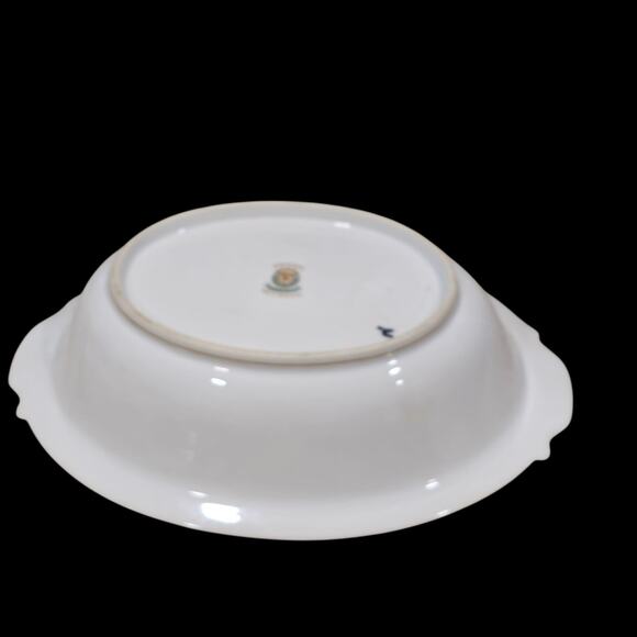 Silver Poppy (Scalloped) by Sango 11" Vegetable Bowl - Picture 5 of 6